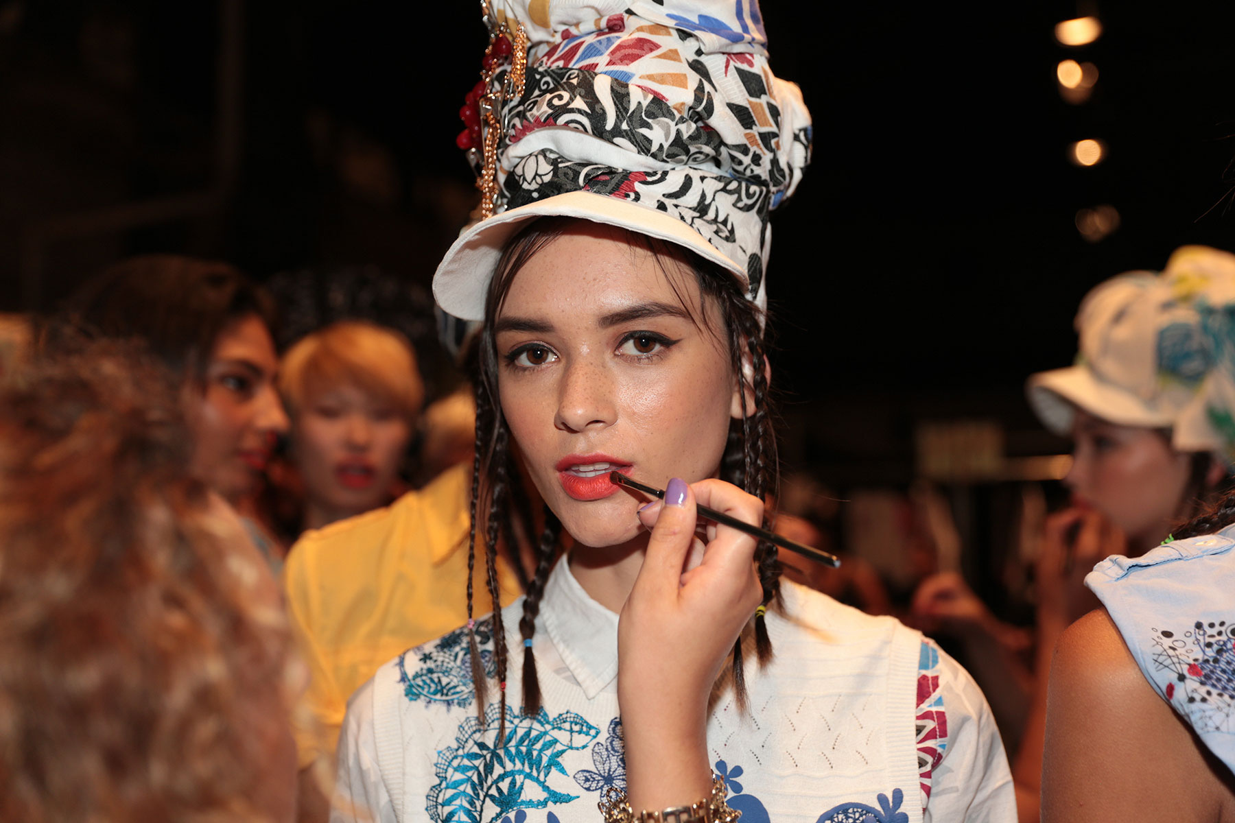 BACKSTAGE AT DESIGUAL S/S 2016 #NYFW