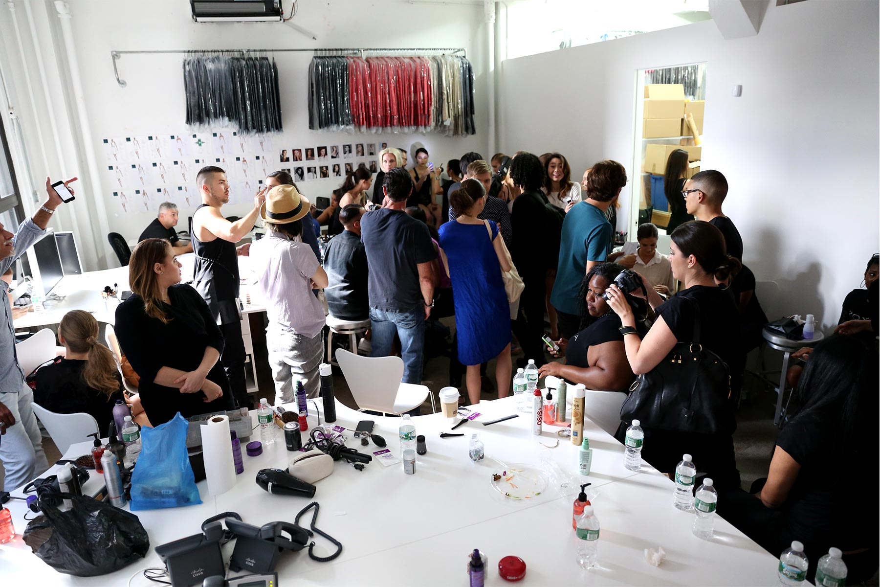Behind scenes ROLANDO SANTANA S/S 2015 New York Fashion Week